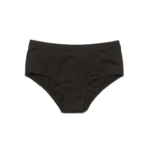 AWWA Organic Cotton Reusable Period Underwear - Brief - Black