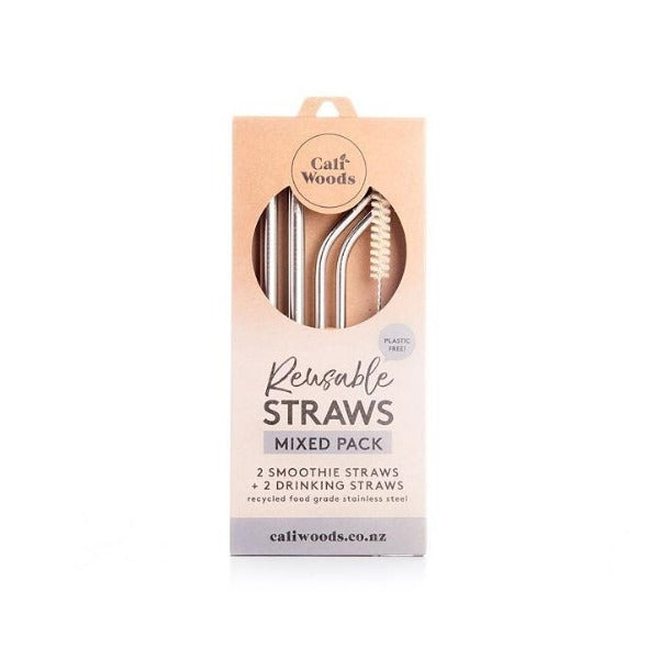 CaliWoods Reusable Straws Mixed Pack