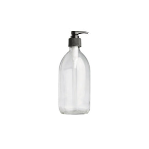 
            
                Load image into Gallery viewer, Clear Glass Lotion Pump bottle 500ml
            
        