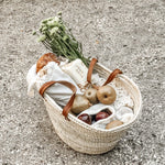 Woven Eco Market Basket with handles