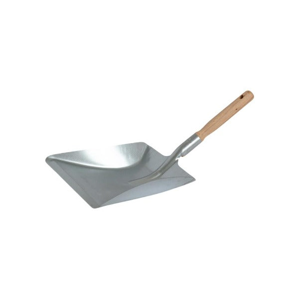 
            
                Load image into Gallery viewer, metal dustpan with wooden handle - plastic free
            
        