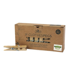 
            
                Load image into Gallery viewer, Go Bamboo Pegs - Plastic Free Pegs
            
        