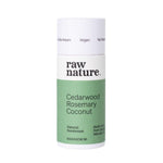 Raw Nature Cedarwood & Rosemary Natural Deodorant - Plastic Free