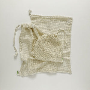 
            
                Load image into Gallery viewer, Reusable Cotton Produce Bags NZ
            
        
