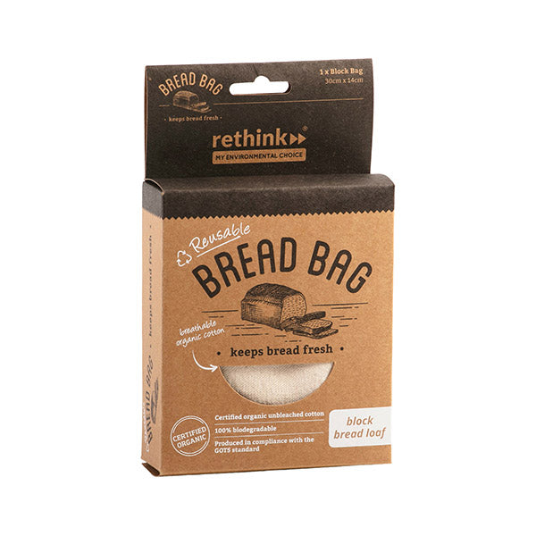 
            
                Load image into Gallery viewer, Rethink Reusable Cotton Bread Storage Bag
            
        