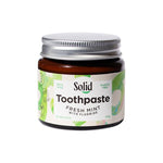 SOLID Fluoride Toothpaste Jar - Mint - Plastic Free Toothpaste