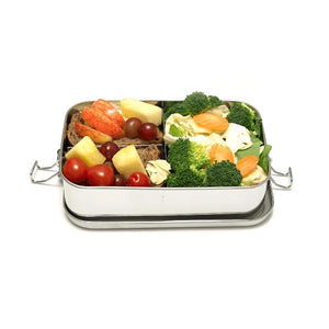 
            
                Load image into Gallery viewer, Stainless Steel Bento Lunchbox Large - Leak Proof
            
        