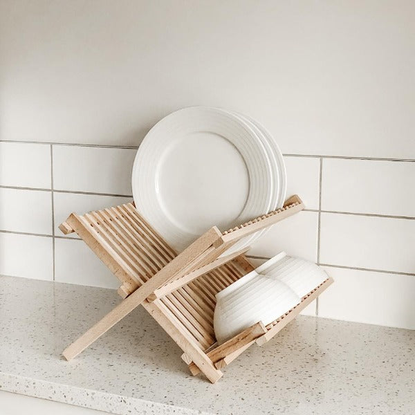
            
                Load image into Gallery viewer, Wooden Dish Drying Rack
            
        