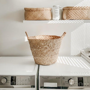 Woven Washing & Storage Basket with handles