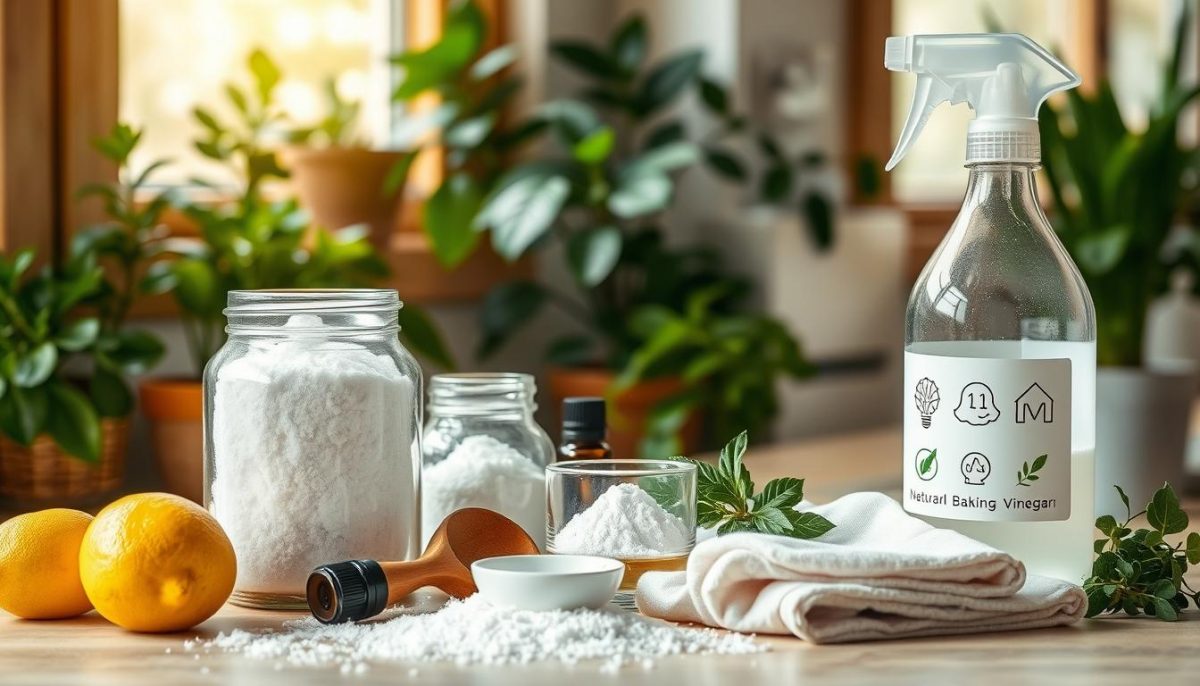 Natural cleaners with baking soda